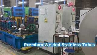 Tabung tahan karat dilas TP304, TP316, S32205